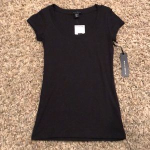Black Scoop Neck T-shirt size XS